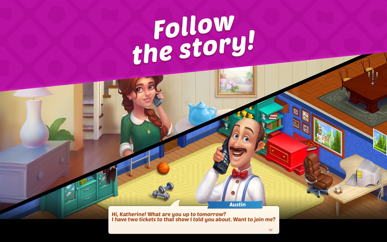 #4. Homescapes (Windows) By: Playrix