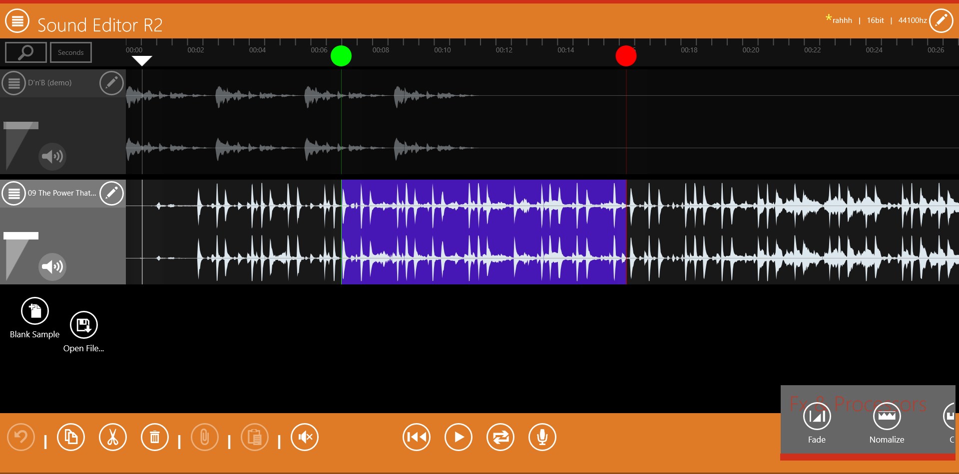 Sound Editor R2 for Windows 10