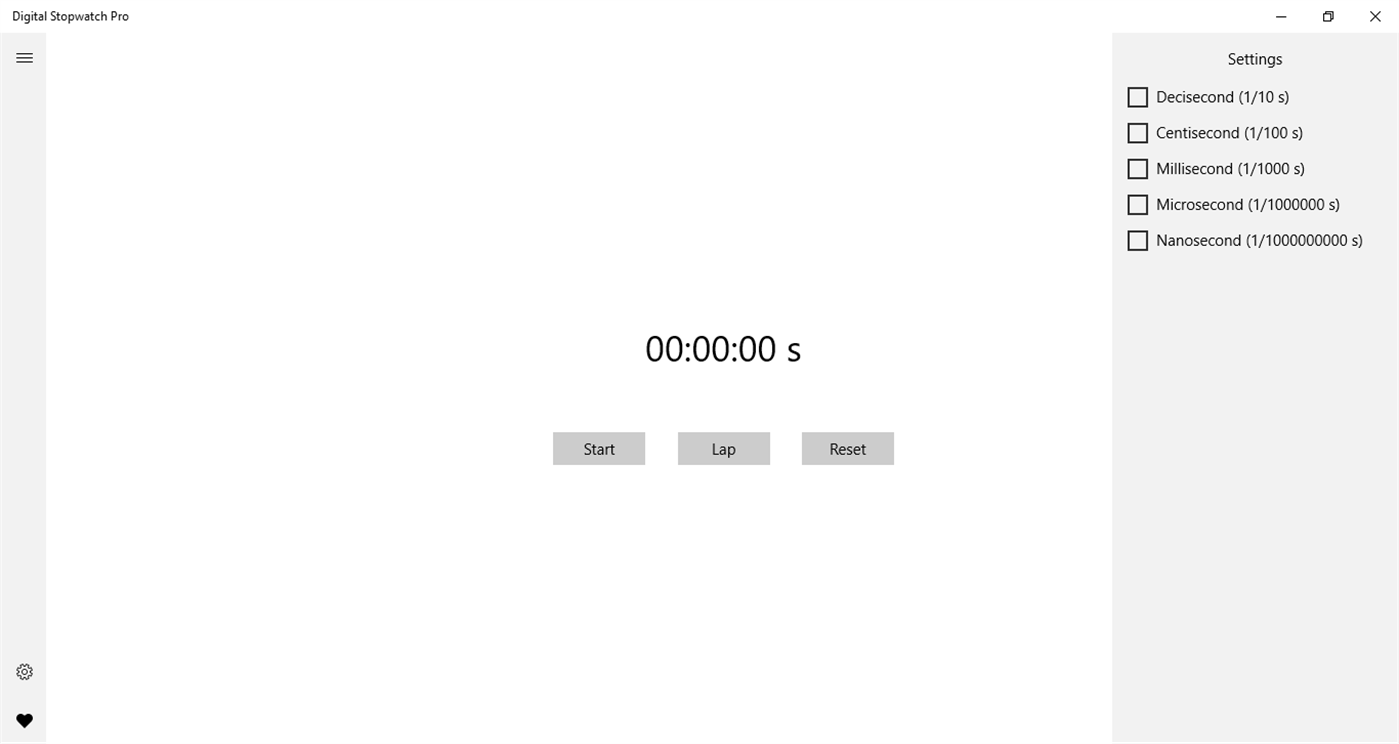 #2. Digital Stopwatch Pro (Windows) Av: AKM