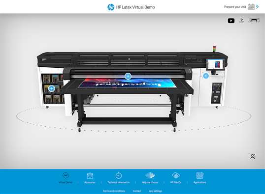 HP Latex Virtual Demo screenshot 1