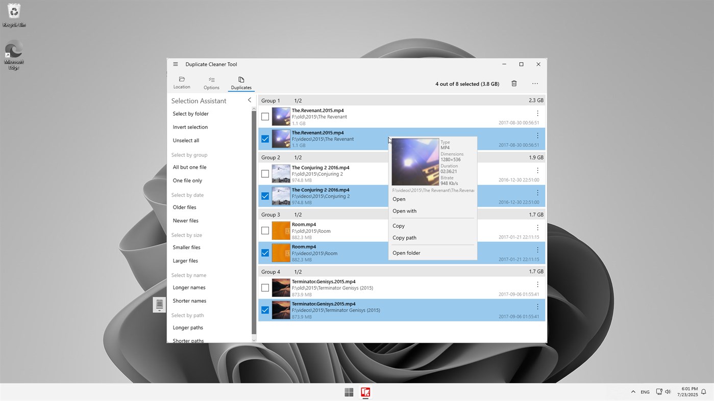 #2. Duplicate Cleaner Tool (Windows) 게시자: Mehrzad Chehraz