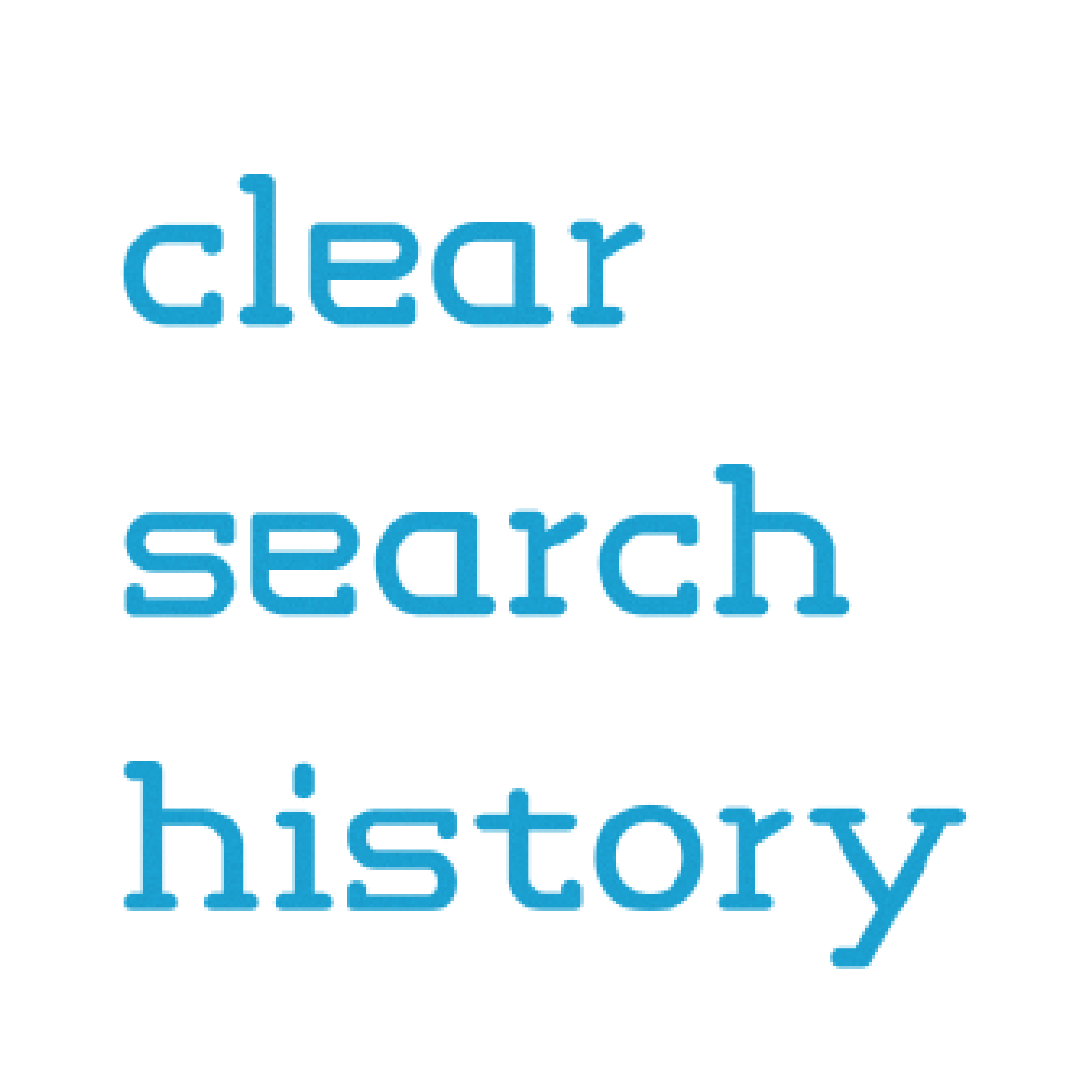Clear Search History