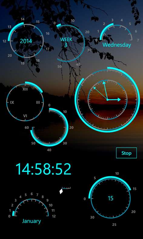 Modern Clock XIV Screenshots 1