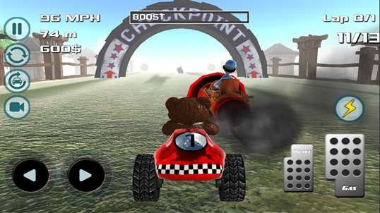 Car Racing 3D: Cartoon screenshot 4
