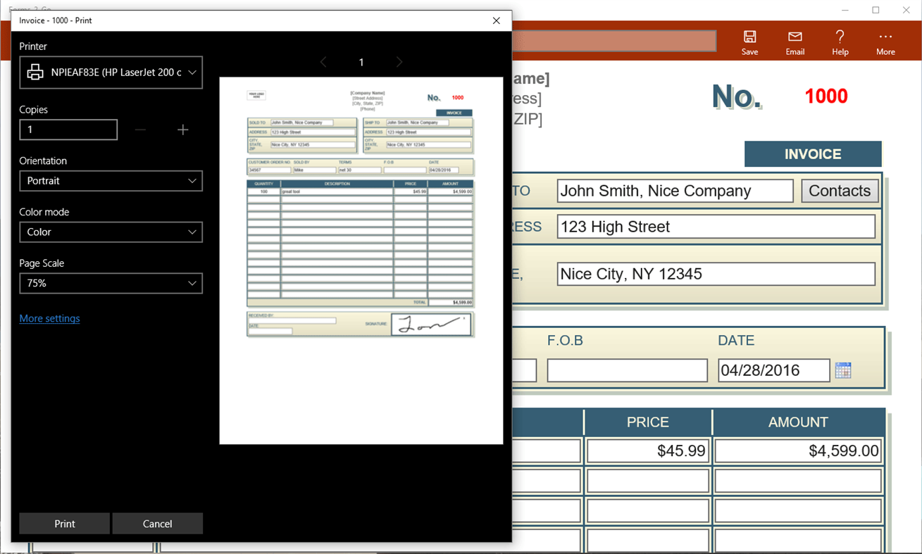 #6. Forms-2-Go (Windows) بواسطة: MaximumSoft Corp.
