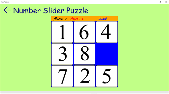 Number Slider Puzzle screenshot 2