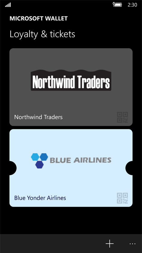 Microsoft Wallet Screenshots 1