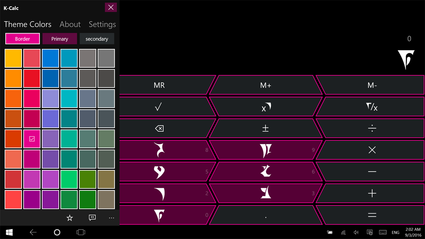 #4. K-Calc (Windows) بواسطة: Sinime