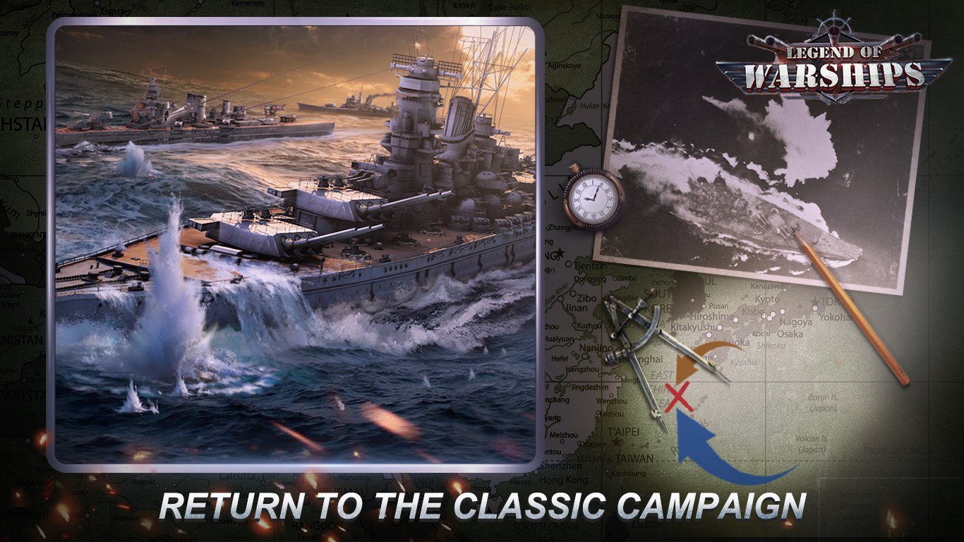 Imágen 3 Legend of Warships: Classic Sea Battle Game windows