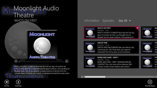 Moonlight Audio Theatre screenshot 1