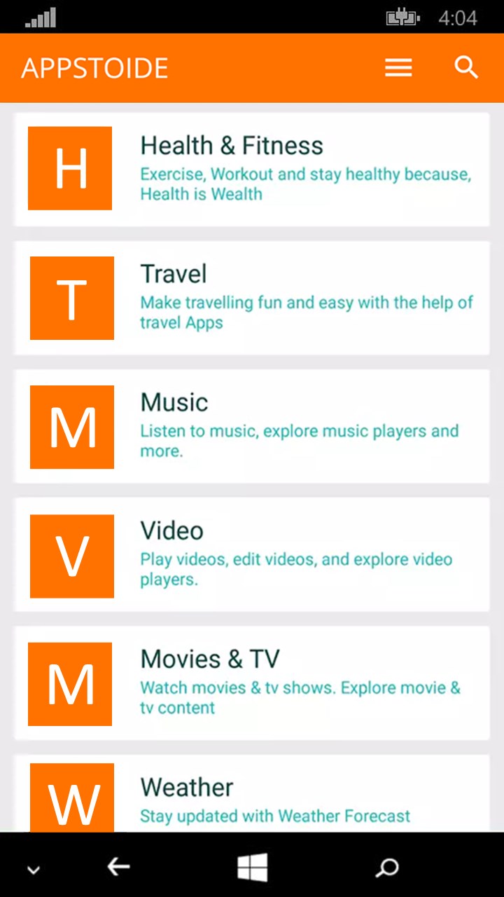 Appstoide screenshot
