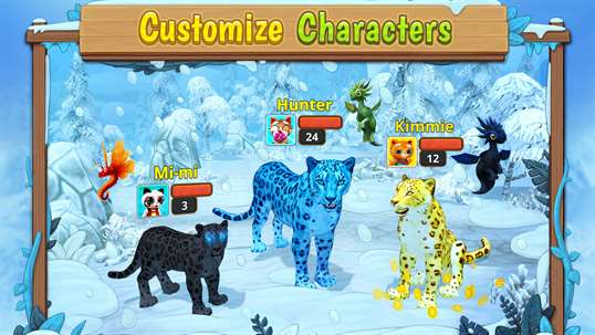 Snow Leopard Family Sim Online screenshot 2
