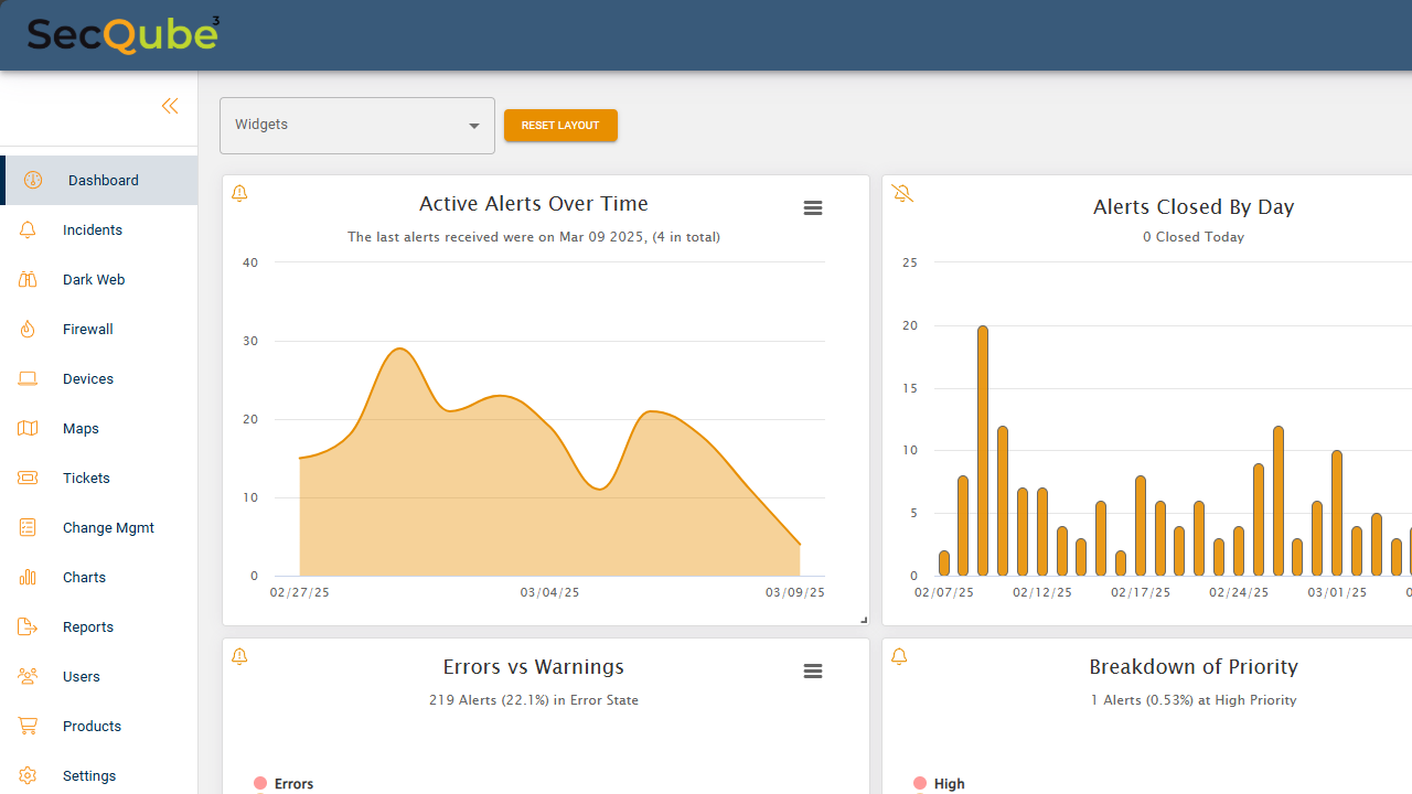 Snapshot 1 of SecQube Portal for Azure Australia (South East)