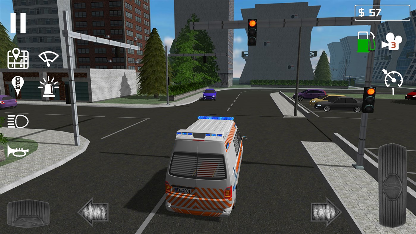 #2. Emergency Ambulance Simulator (Windows) Bởi: SkisoSoft