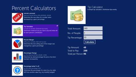 Percent Calculator Screenshots 2