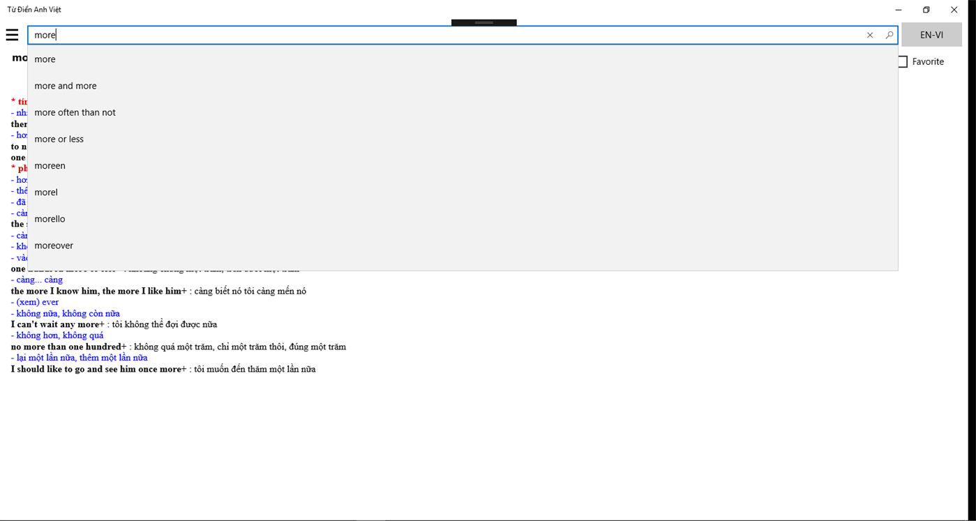 #3. Tu Dien Anh Viet , Viet Anh (Windows) Podle: AppFeee