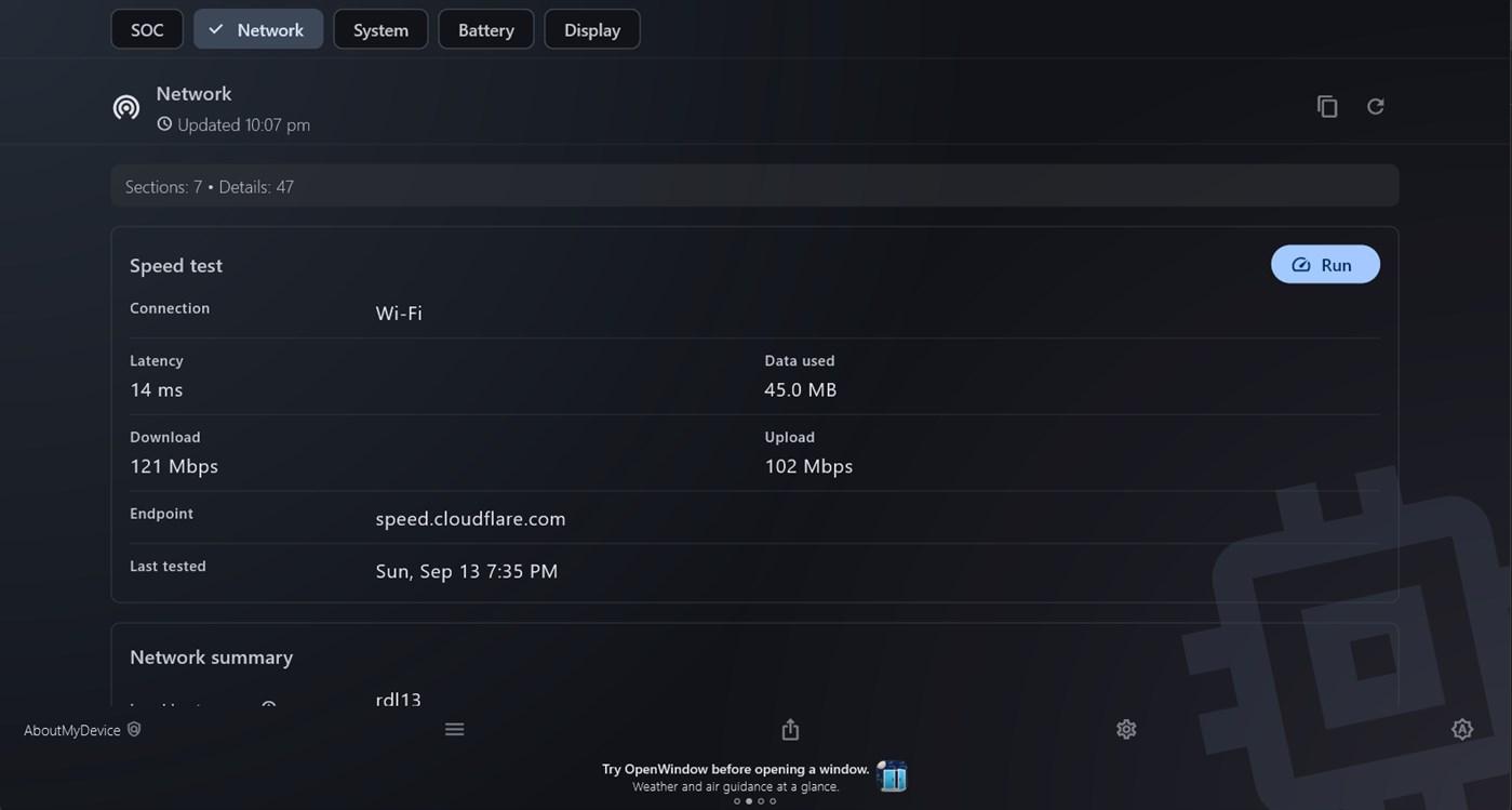 #2. AboutMyDevice (Windows) Ved: Ritwik Takkar