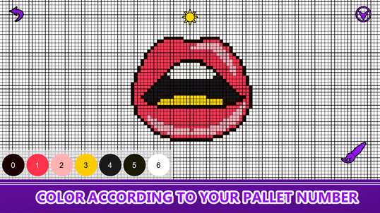 Beauty Color by Number - Pixel Art Coloring Book screenshot 2