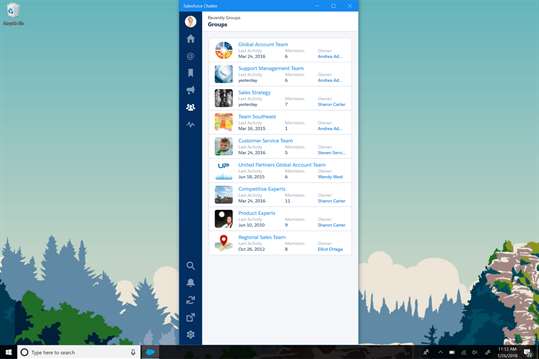 Salesforce Chatter screenshot 5
