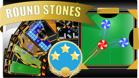 Round Stones - billiards, curling, air hockey Screenshots 1