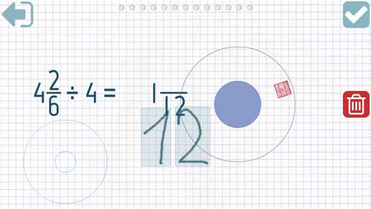 Fractions and mixed numbers - 6th grade math screenshot 8