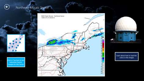NOAA Doppler Radar Mosaic Imagery Screenshots 2