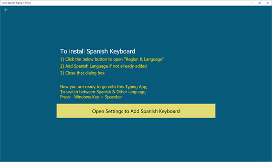 Learn Spanish Typing in 1 Hour (Mecanografía española) screenshot 4