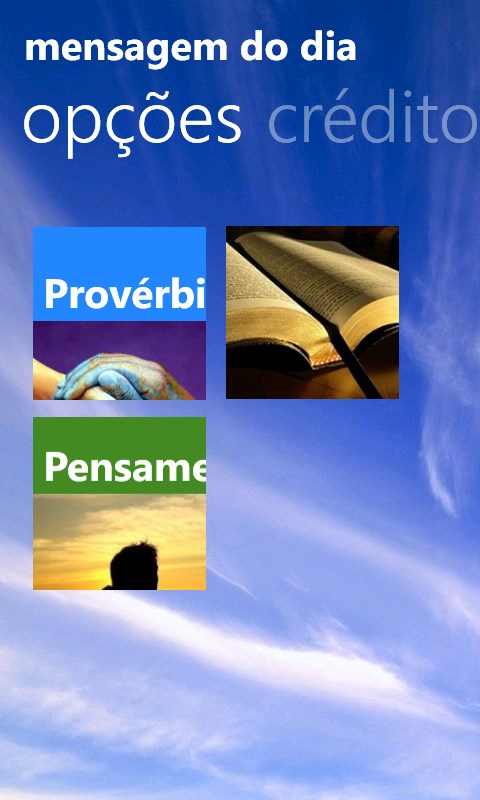 Captura de Pantalla 1 Mensagem do dia windows
