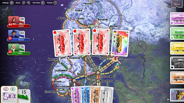 Ticket to Ride: Nordic Expansion screenshot 4