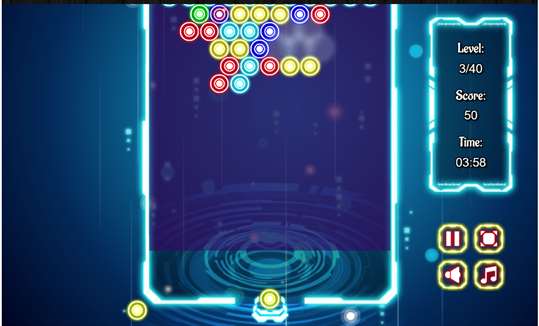 Neon Bubble Shooter screenshot 5