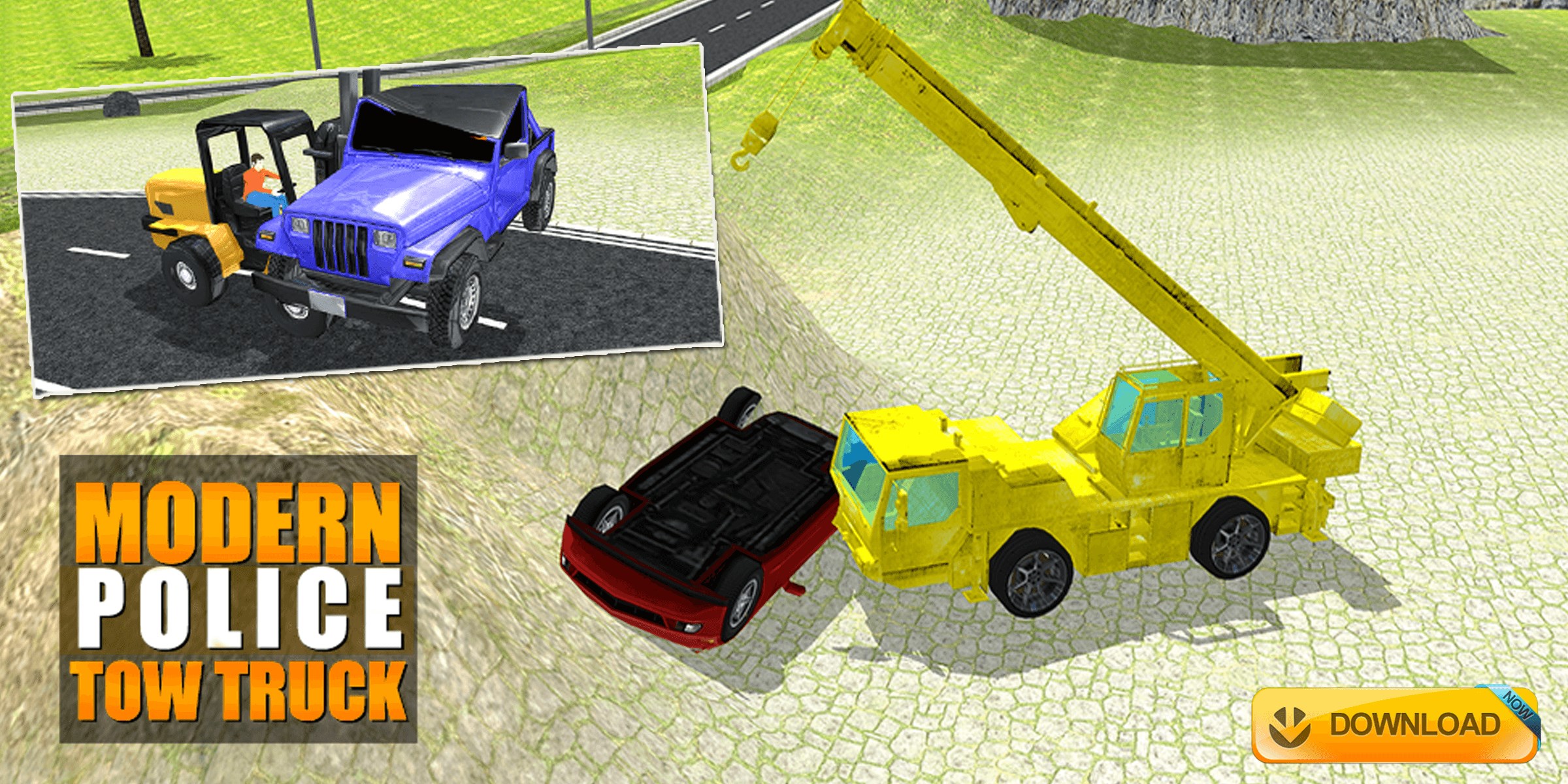Get Police Tow Truck Transporter - City Car Lift Duty - Microsoft.