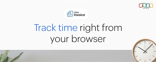 Zoho Invoice Timer marquee promo image