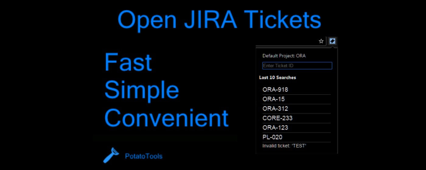 Open JIRA Ticket marquee promo image