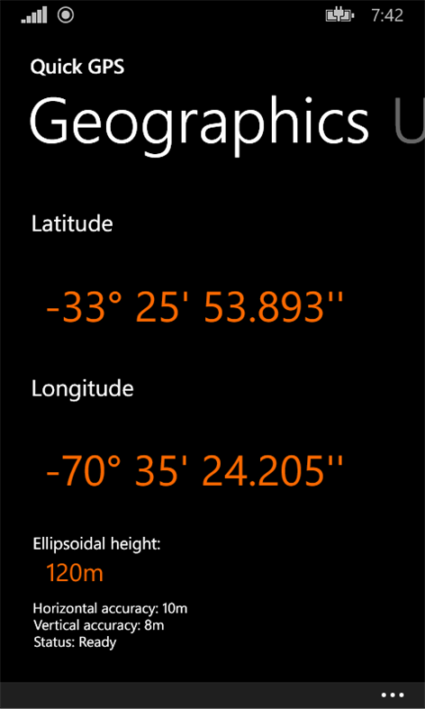 Quick GPS Screenshots 1