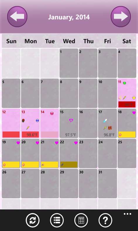 Period Calendar Deluxe Screenshots 2