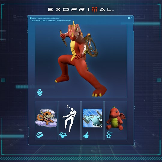 Zephyr Alpha Fire Dragon Set for xbox