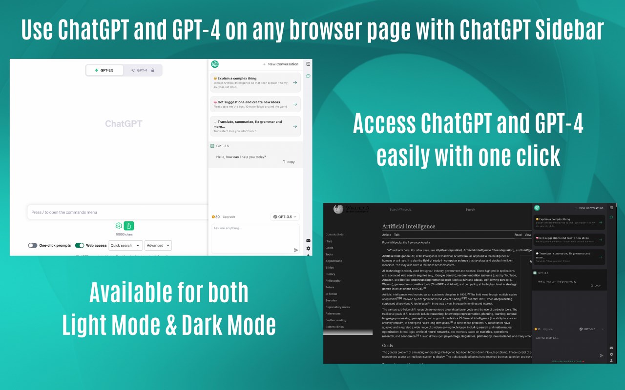 ChatGPT Sidebar & File Uploader