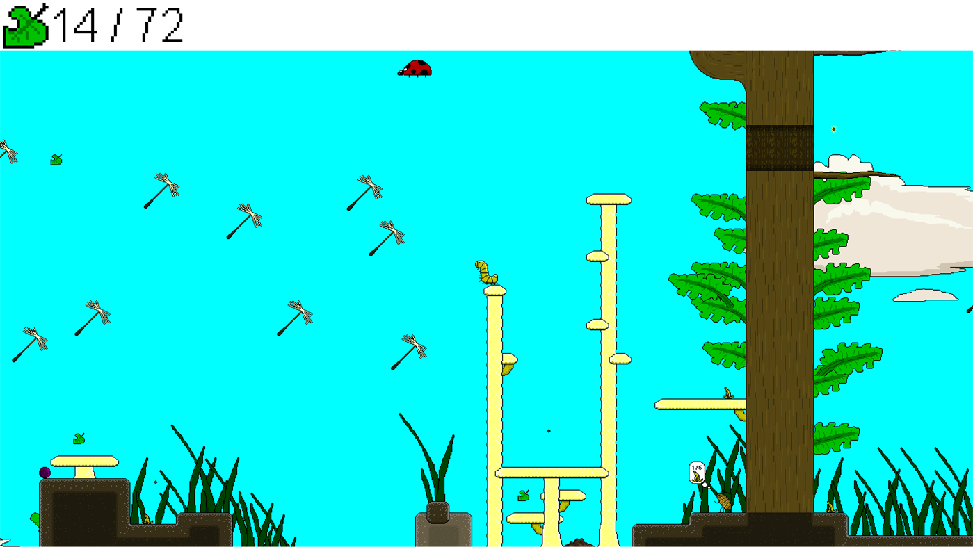 #1. Caterpillar's Micro Adventure (Windows) 来自: Grant Ojanen's Creations