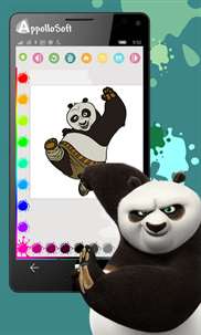 Kung Fu Panda Paint screenshot 6