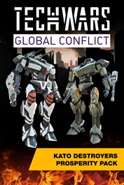 Techwars Global Conflict - KATO Destroyers Prosperity Pack