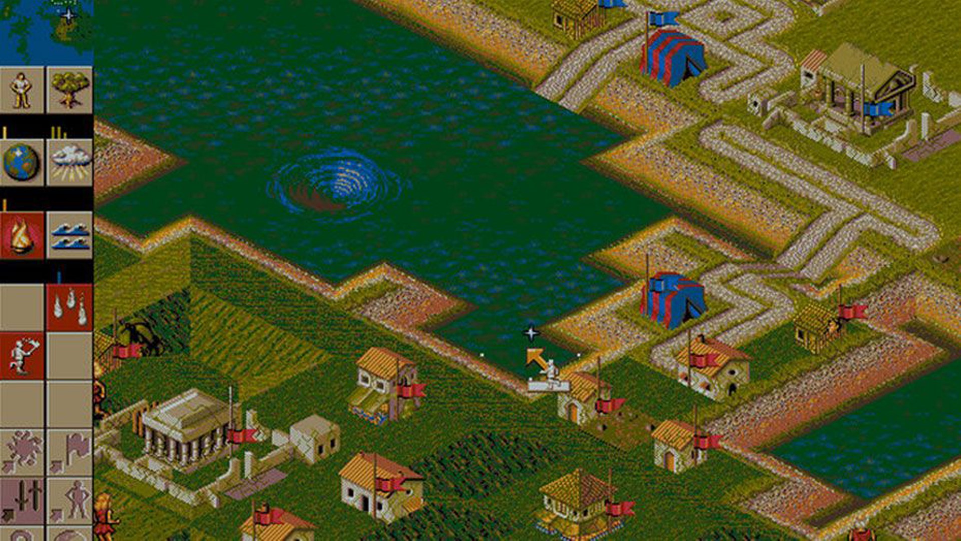 Screenshot 2 from Populous II: Trials of the Olympian Gods