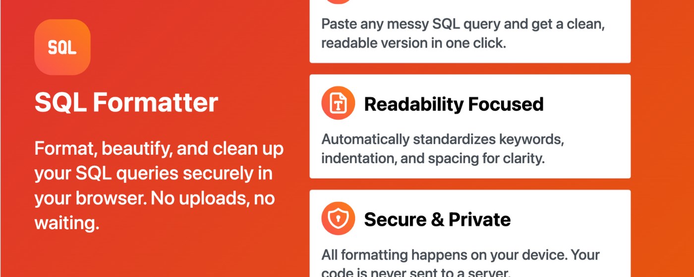 SQL Formatter