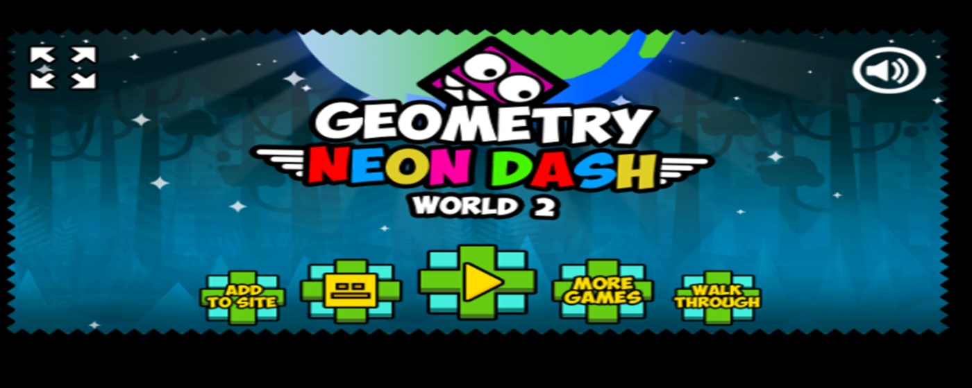 Geometry Neon Dash World 2 Game marquee promo image