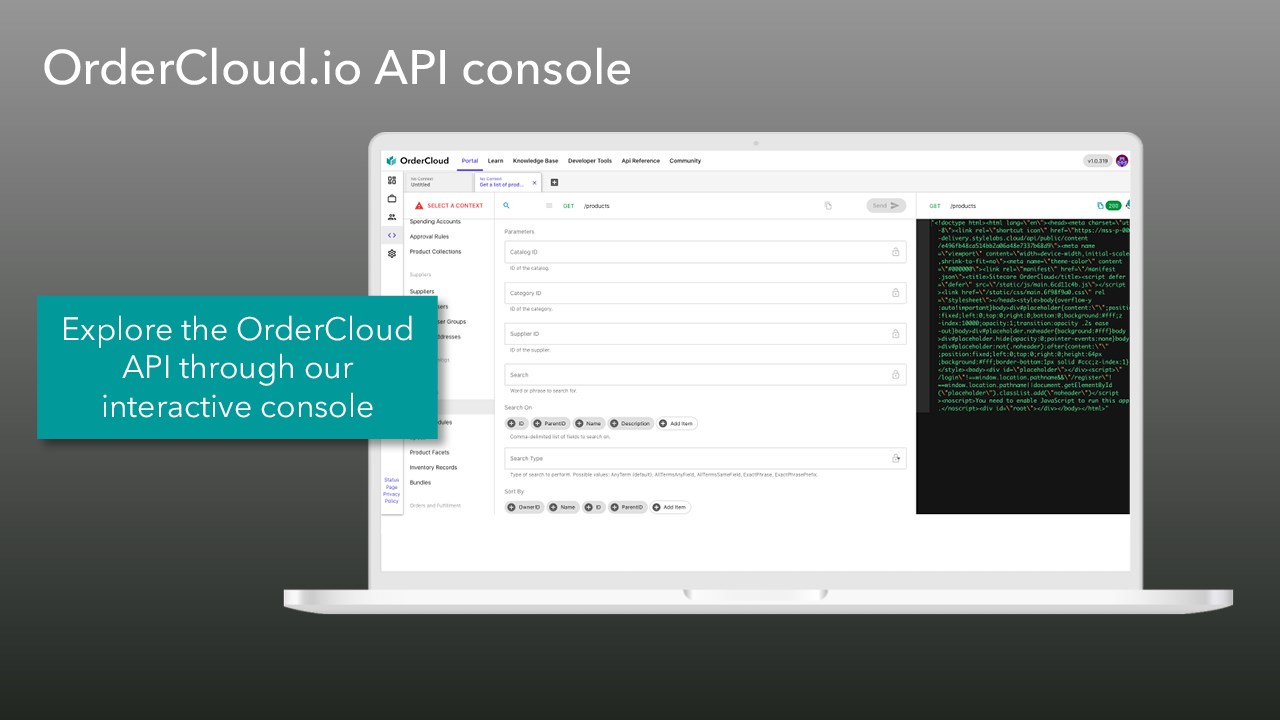 Snapshot 3 of Sitecore OrderCloud
