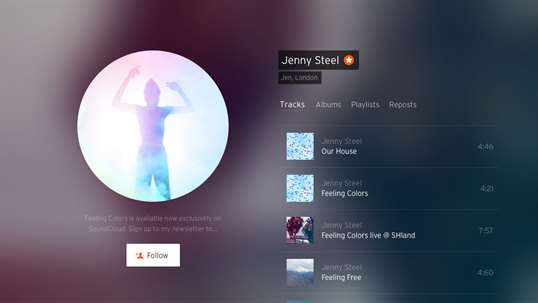 SoundCloud for Windows (Beta) screenshot 6