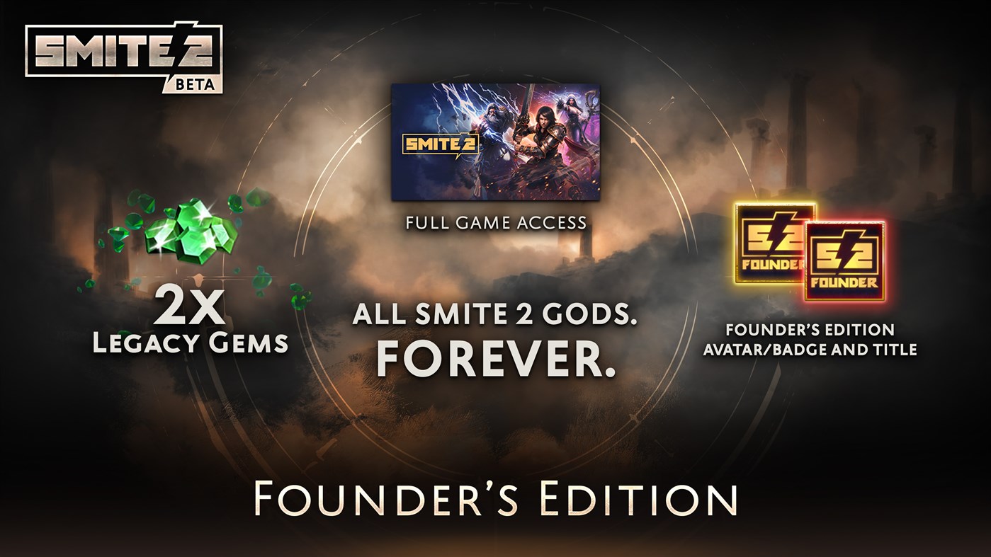 #1. SMITE 2 Founder's Edition (Xbox) By: Hi-Rez Studios