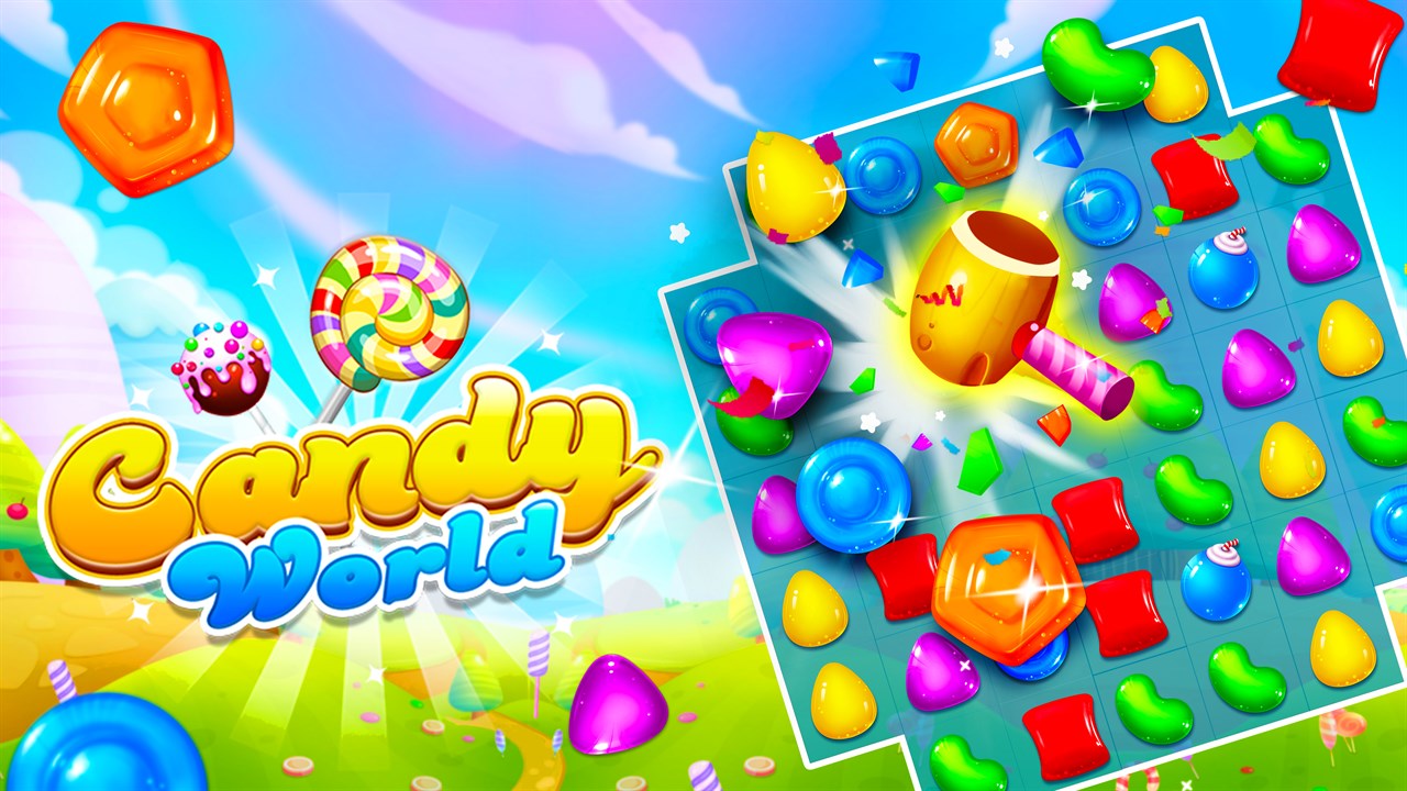 Baixar Candy World : match3 mania - Microsoft Store pt-BR