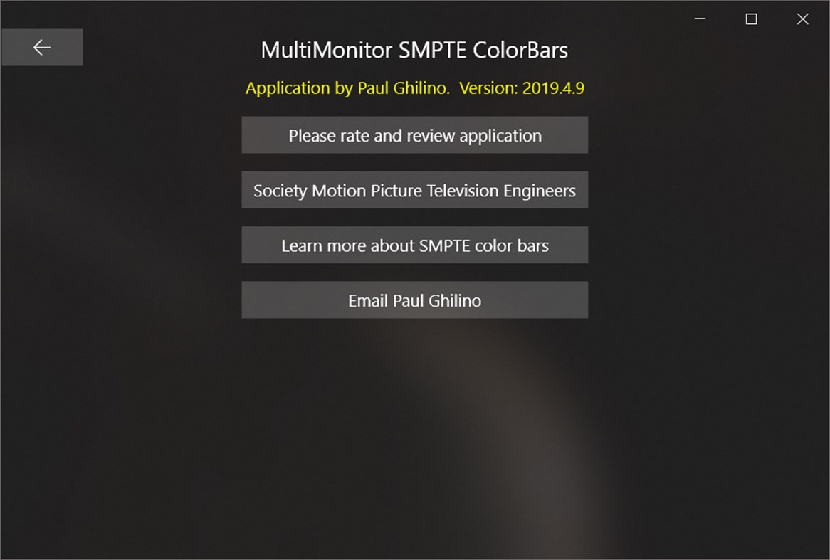 #2. MultiMonitor SMPTE ColorBars (Windows) 由: Paul Ghilino