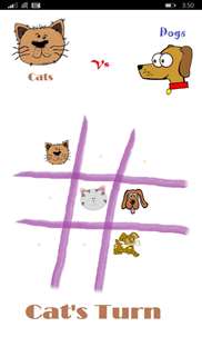 Cats vs. Dogs Tic Tac Toe screenshot 2