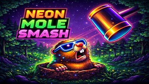 Neon Mole Smash